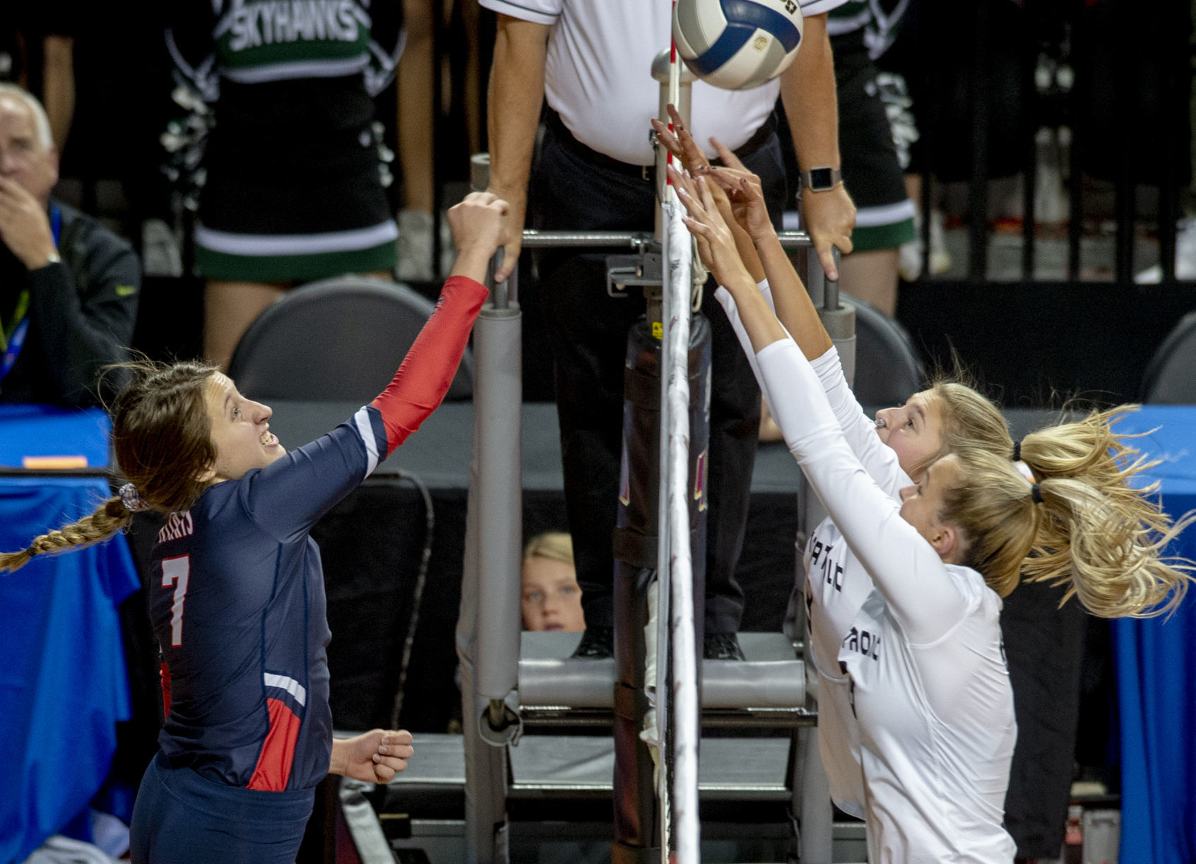 Class B state volleyball, Norris vs. Omaha Skutt, 11.8